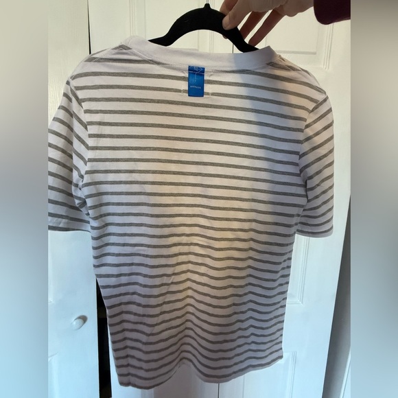 Madness MDNS Men’s Striped Black and White Pocket Tee Size XL New with Tags - Picture 4 of 5